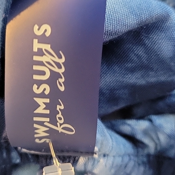 SWIMSUITS FOR‎ ALL Blue Tie Dye Beach Dress/Cover Up OS - Picture 8 of 8